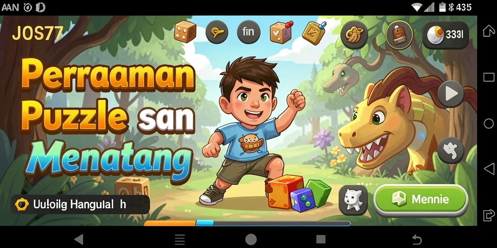 Screenshot gameplay JOS77 menampilkan teka-teki menarik dengan antarmuka yang ramah pengguna.
