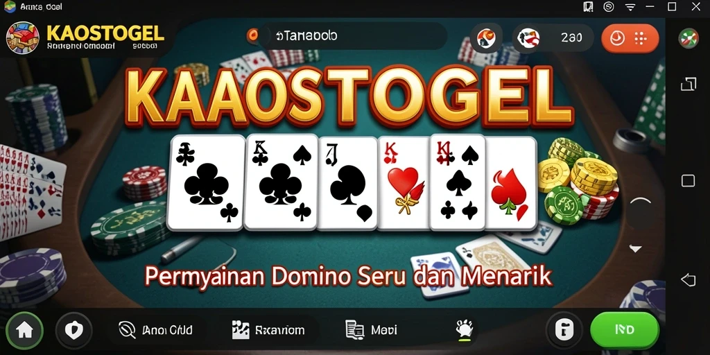 Tampilan gameplay seru dan menarik dalam KAOSTOGEL.