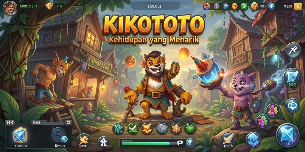 Screenshot KIKOTOTO menampilkan aksi gameplay simulasi kehidupan yang menarik.