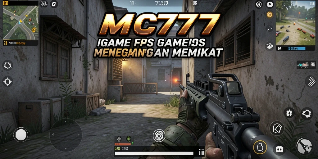 Tampilan gameplay menegangkan dari MC777 yang memperlihatkan aksi FPS.
