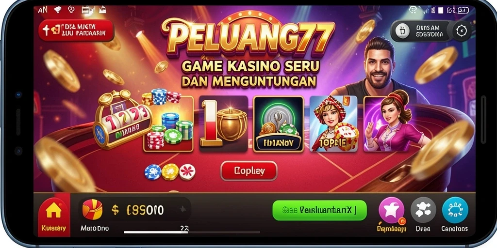 Tampilan menarik dari gameplay Kasino PELUANG77.