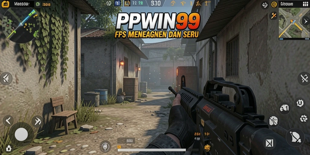 Tampak aksi seru dalam game FPS PPWIN99.