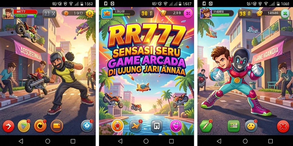 Tampilan gameplay RR777 yang seru dan adiktif.