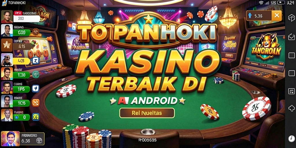 Screenshot gameplay TOPANHOKI menampilkan keseruan permainan Kasino yang mendebarkan.